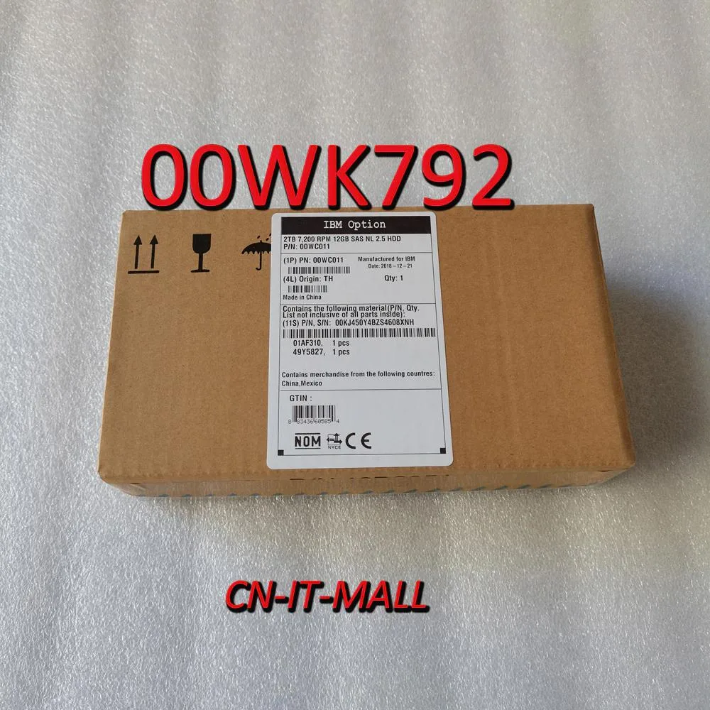 Graviton Graviton 00WK792 2TB 7.2K SAS HDD 2.5 gadget — product photo