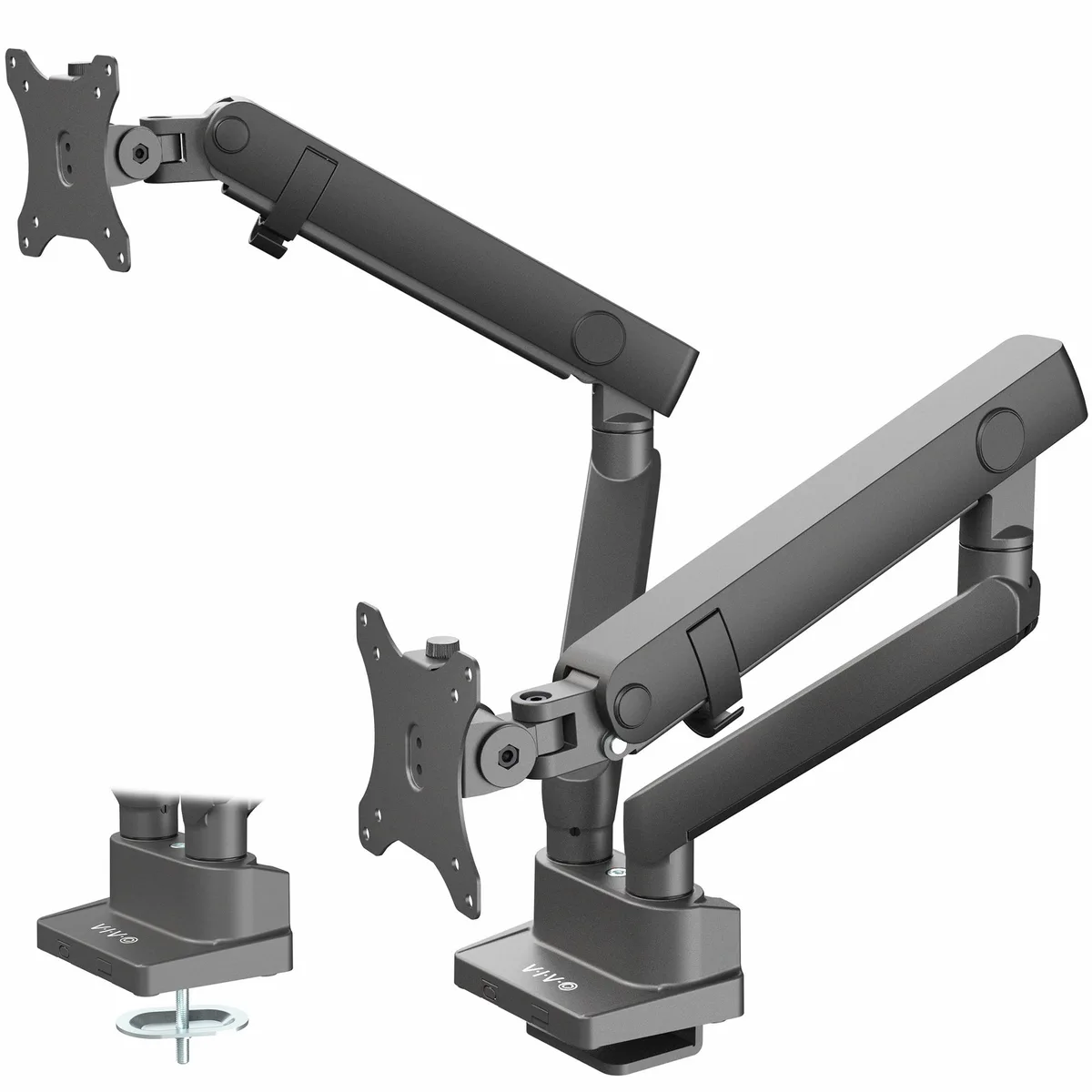 VIVO VIVO Premium Aluminum Full Motion Dual Monitor Arm Desk Mount Stand — product photo