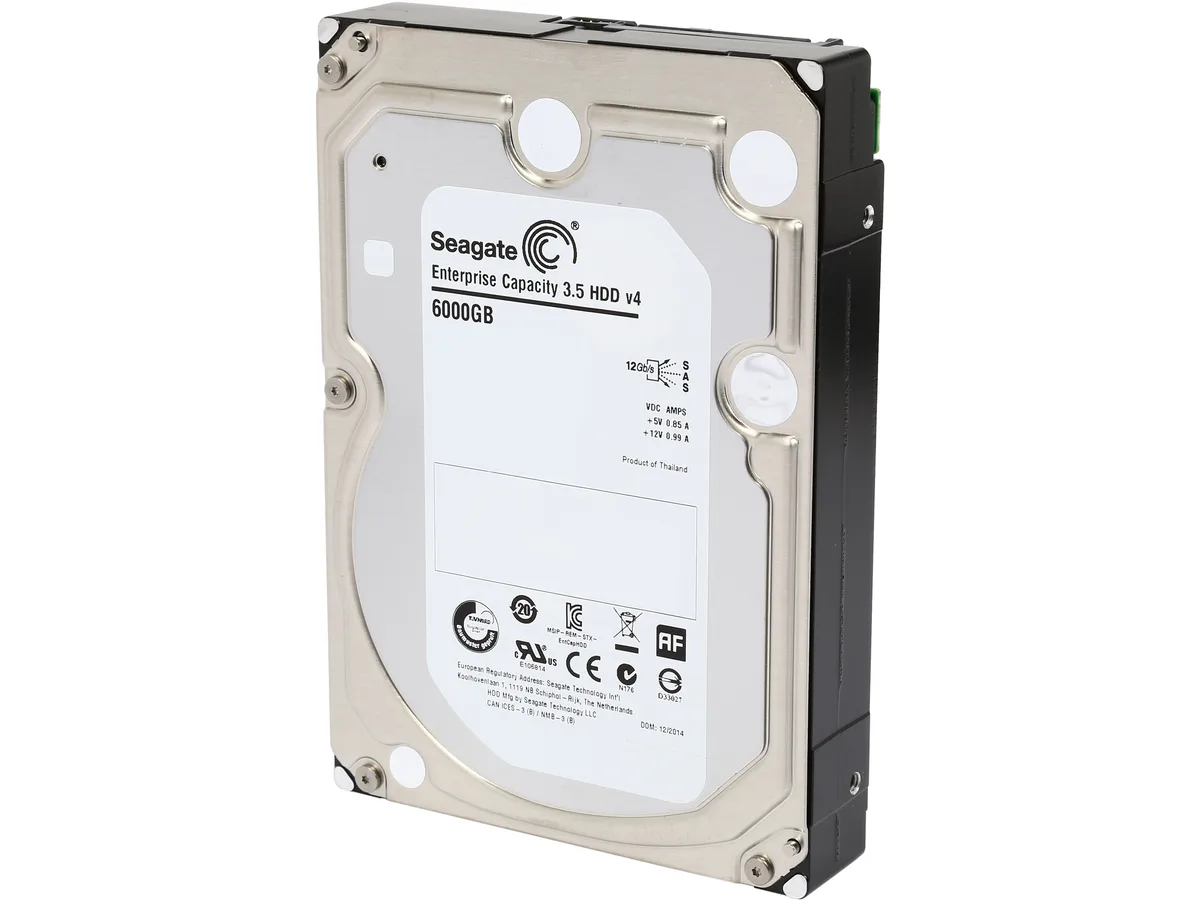 Seagate Seagate ST6000NM0014 6TB 7200 RPM SAS 12Gb/s 128MB 3.5" internal hard drive — product photo