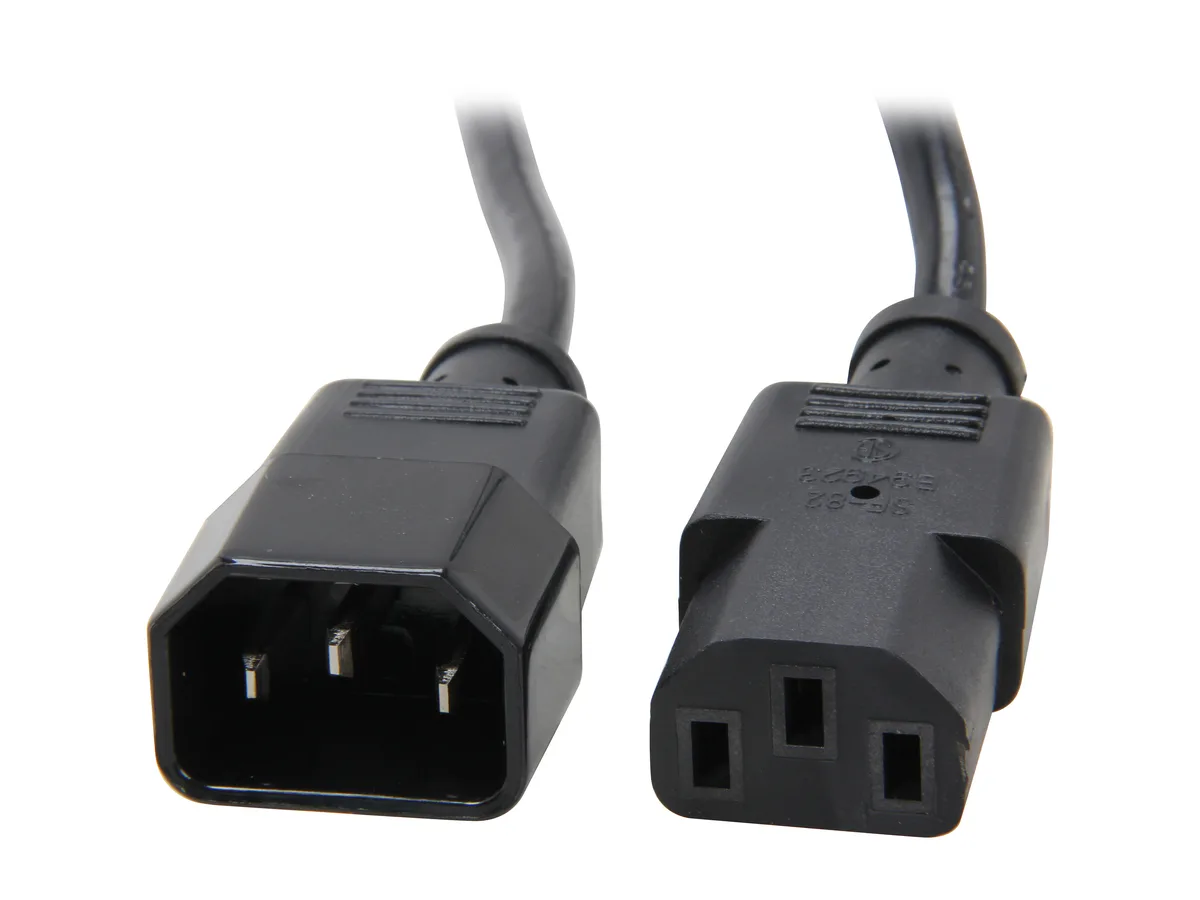STARTECH STARTECH PXT1003 3 ft C14 to C13 computer power extension cord — product photo