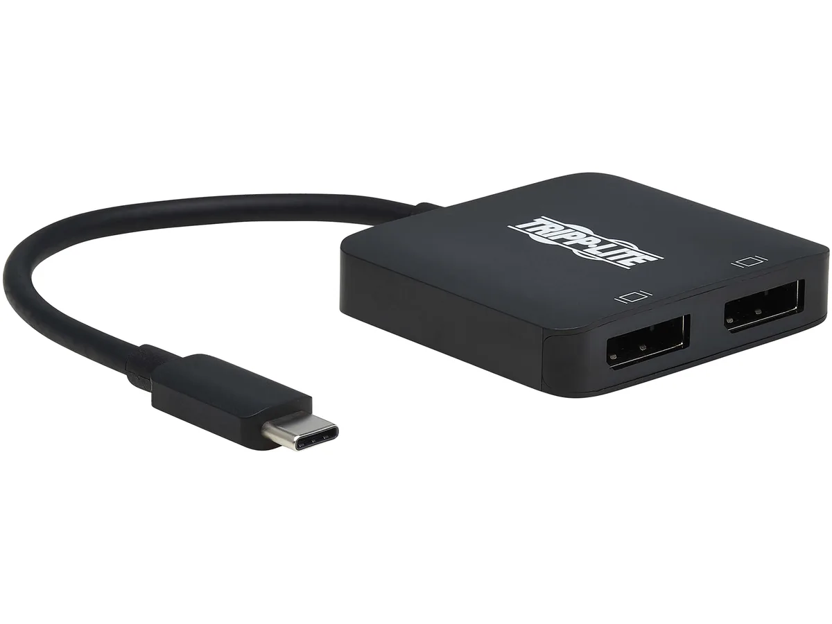 Tripp Lite Tripp Lite U444-2DP-MST4K6 USB-C to DisplayPort adapter dual 4K 60 Hz — product photo