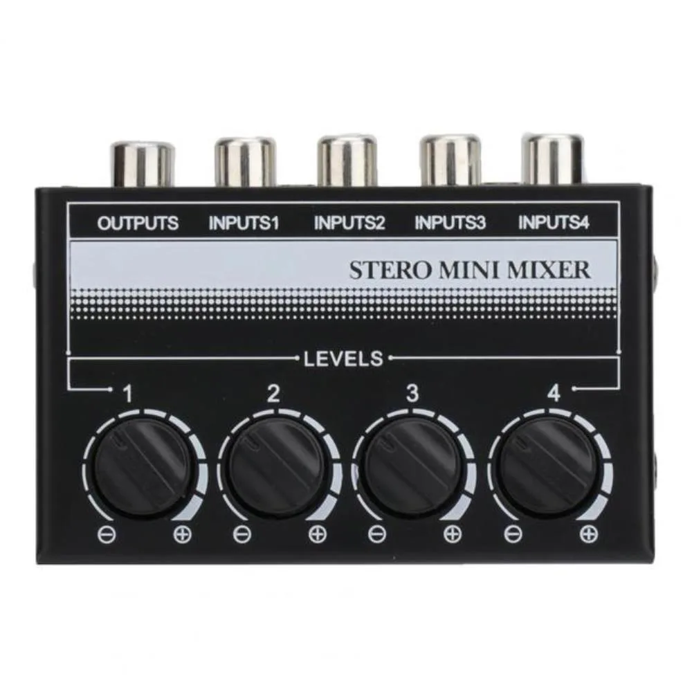 Ruth's sister Ruth's sister 4-Channel Stereo Passive Mixer international power cord — product photo