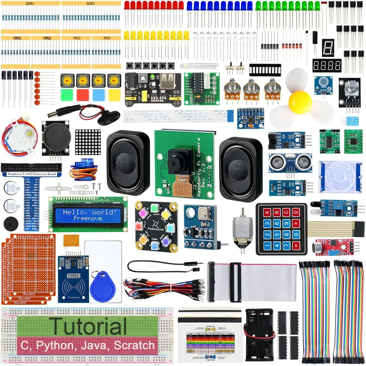 BFKK BFKK Raspberry Pi Starter Kit 386 Items 138 Projects 708-Page Tutorial — product photo