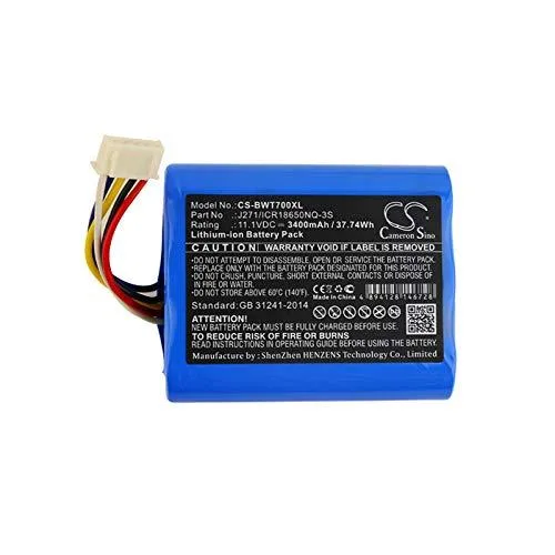  Cameron Sino Battery for Bowers &amp; Wilkins T7 J271/ICR18650NQ-3S 3400mAh — product photo