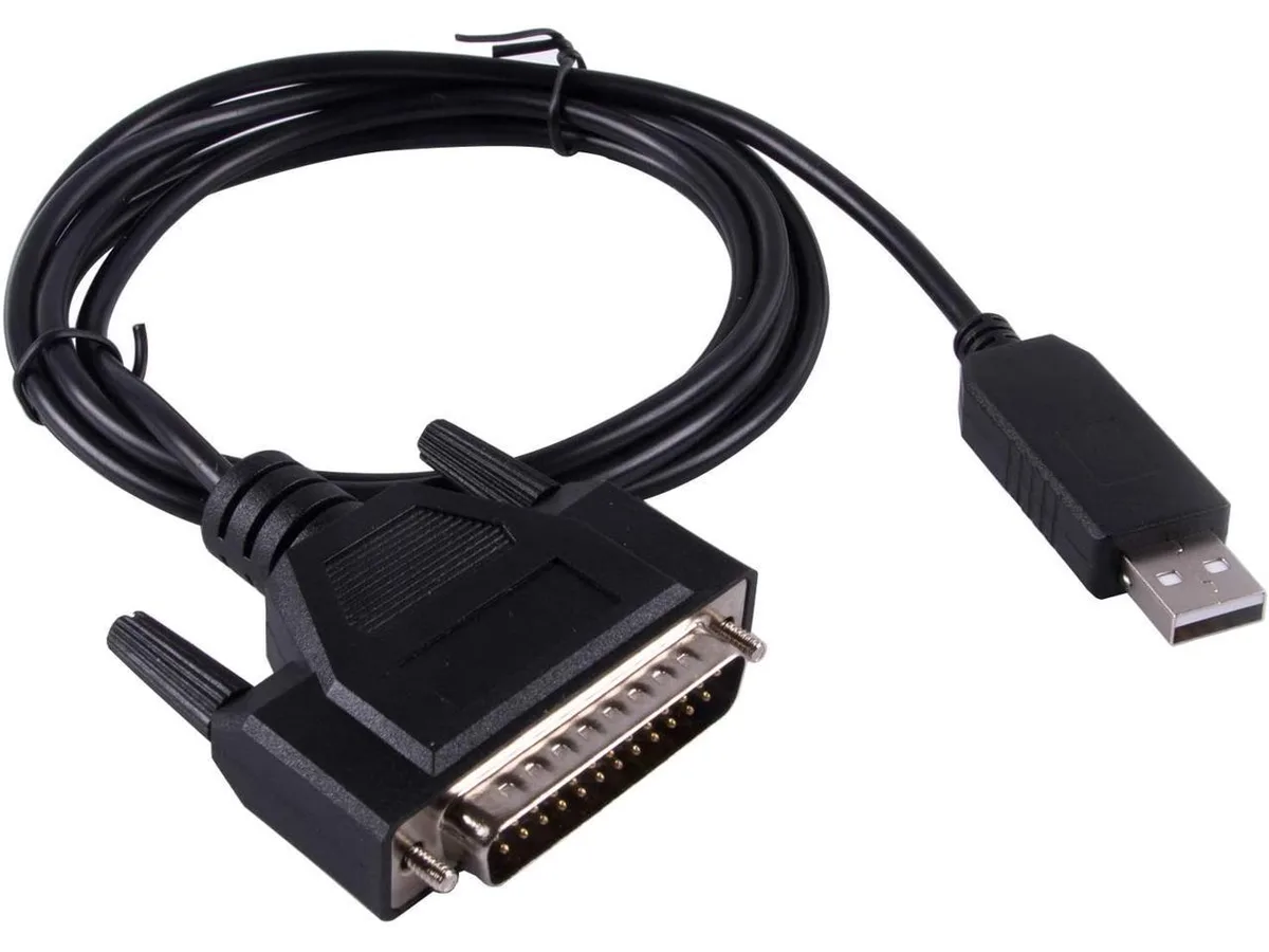 BUCIER BUCIER USB to RS232 DB25 Male Cable 6ft — product photo