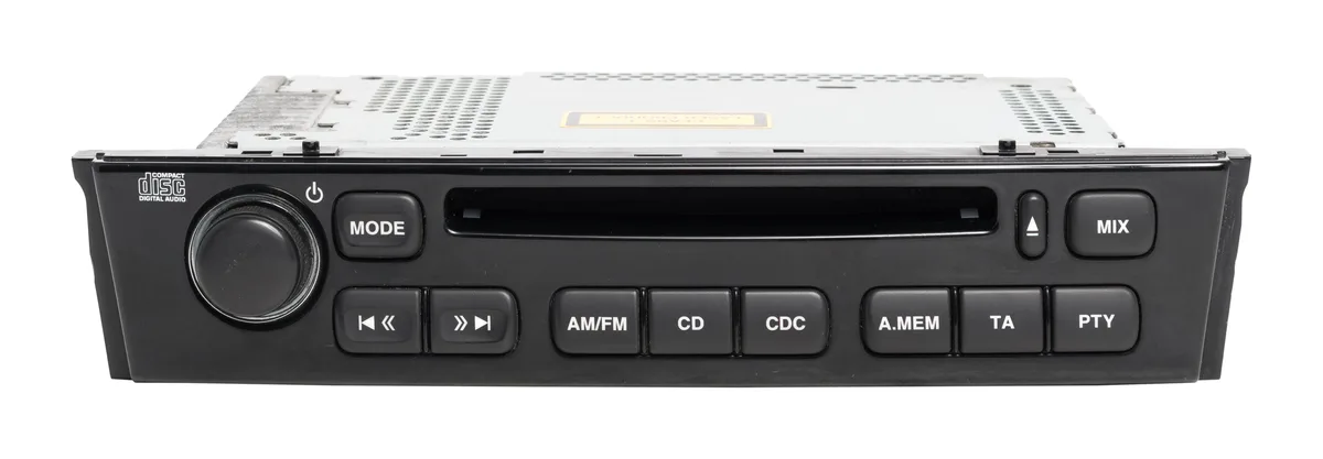 1 Factory Radio 1 Factory Radio 2W93-18B876-BL AM FM CD Receiver for 2004-2007 Jaguar XJ8 — product photo