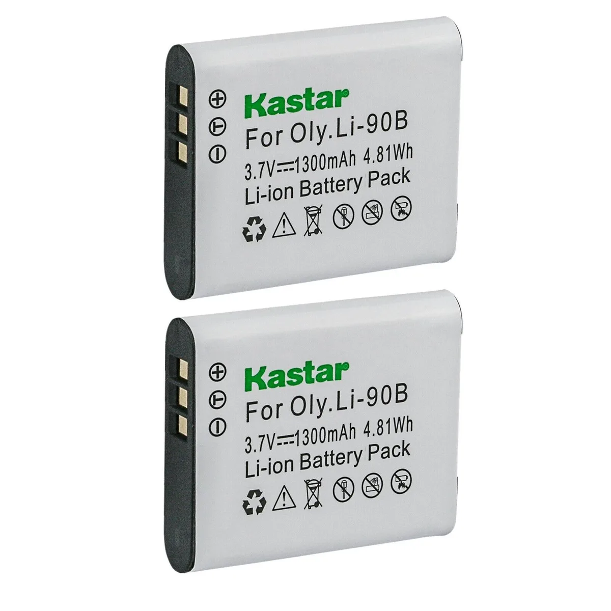 Kastar Kastar 2-Pack DB-110 Camera Battery THETA V Z1 360 PEN1067 910830 — product photo