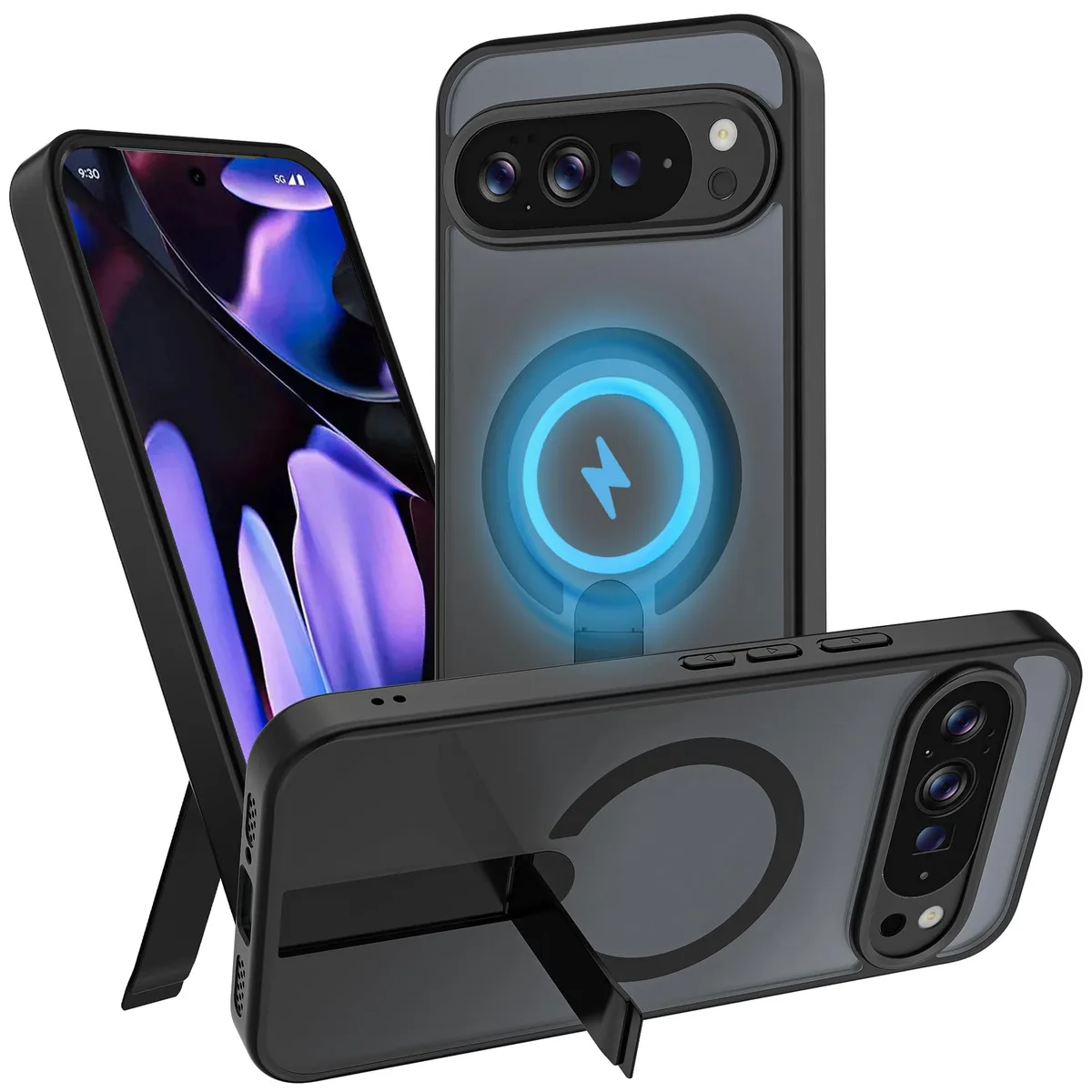  CEDO Magnetic Kickstand Case Google Pixel 9 Pro XL / 10 Pro XL Black — product photo