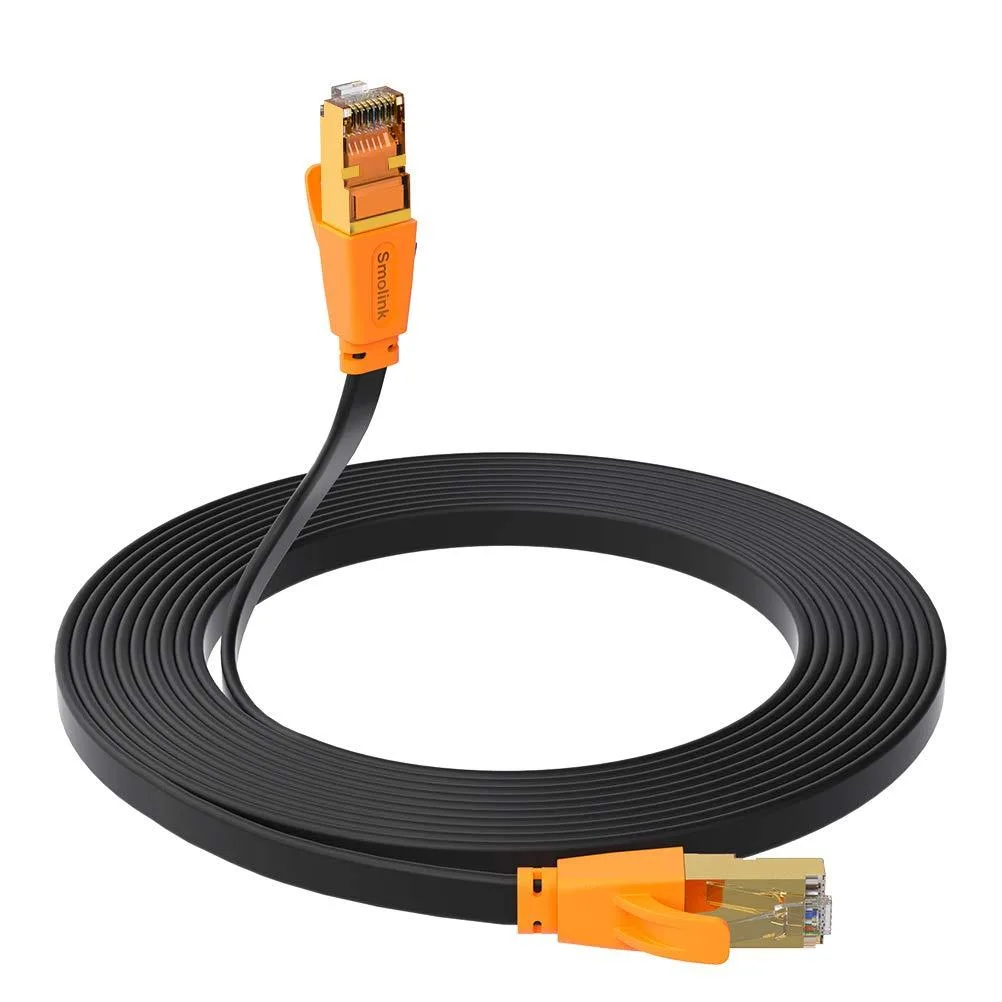Smolink Flat Cat8 Ethernet Cable 50 ft — product photo