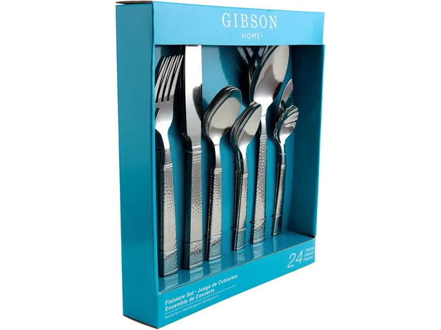 Gibson Gibson 105922.24 Prato 24 Piece Stainless Steel Flatware Set — product photo