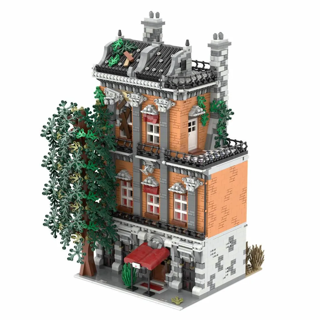 ZITIANYOUBUILD ZITIANYOUBUILD MOC-46504 The OLD TOWN HOSTEL 5286 Parts — product photo