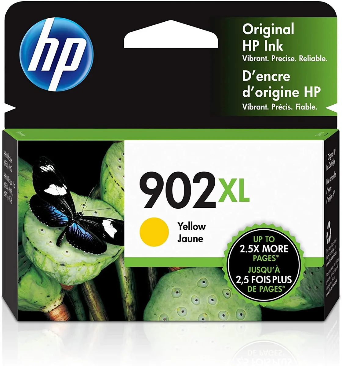 HP HP 902XL Yellow High Yield Ink Cartridge T6M10AN#140 825 Pages — product photo