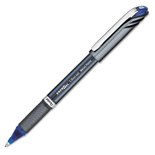 Pentel of America, Ltd. Pentel EnerGel NV Liquid Gel Pen 1mm Blue Barrel Blue Ink 12 Pack — product photo