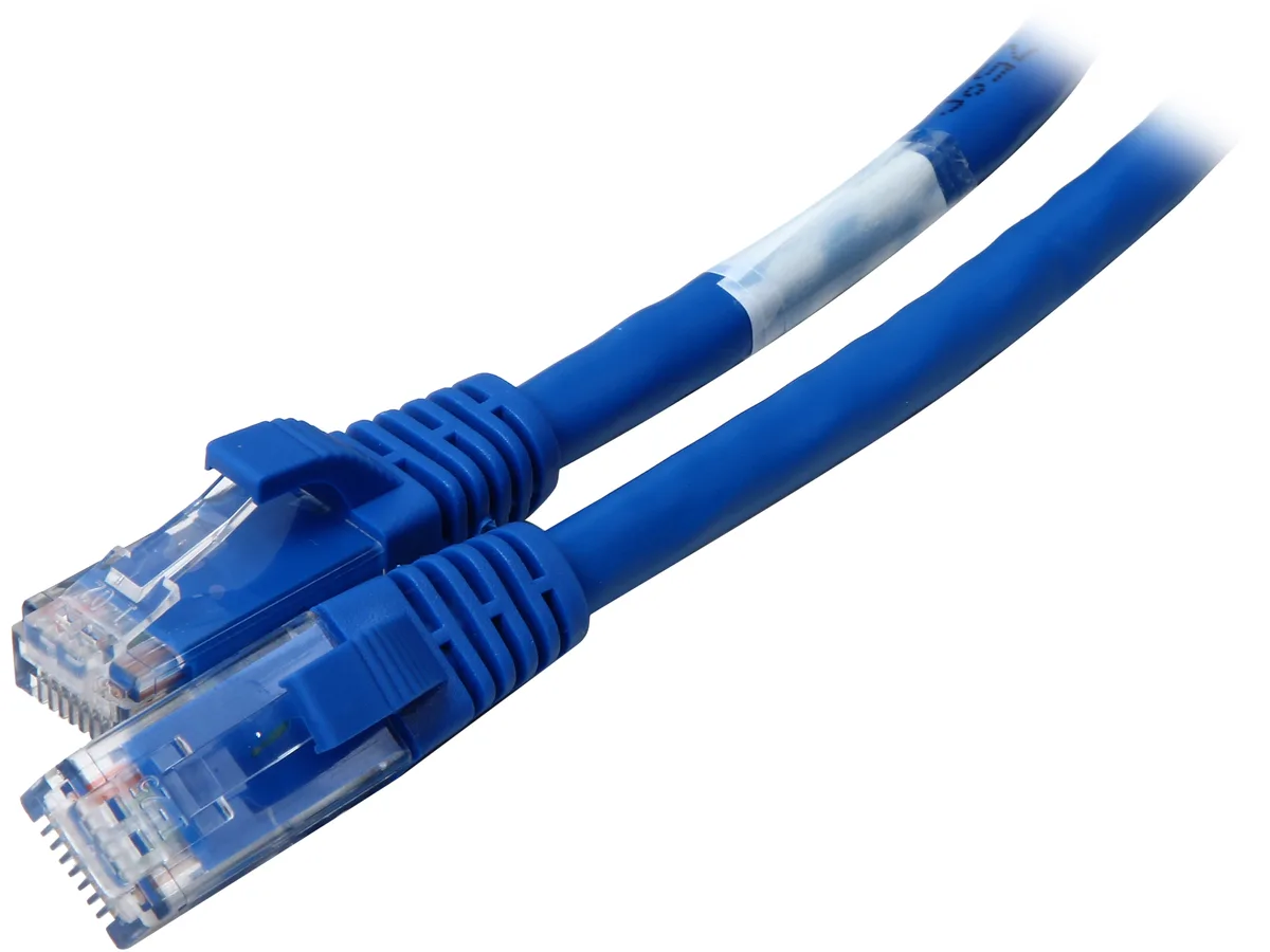 Cables To Go Cables To Go 29008 Cat6 Snagless Unshielded Network Ethernet Cable 50 Pack Blue 7 ft 2.13 m — product photo