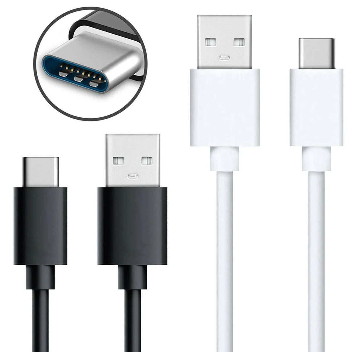 JacobsParts Inc. JacobsParts Inc. DTC-C-BLK USB-C Cable White — product photo