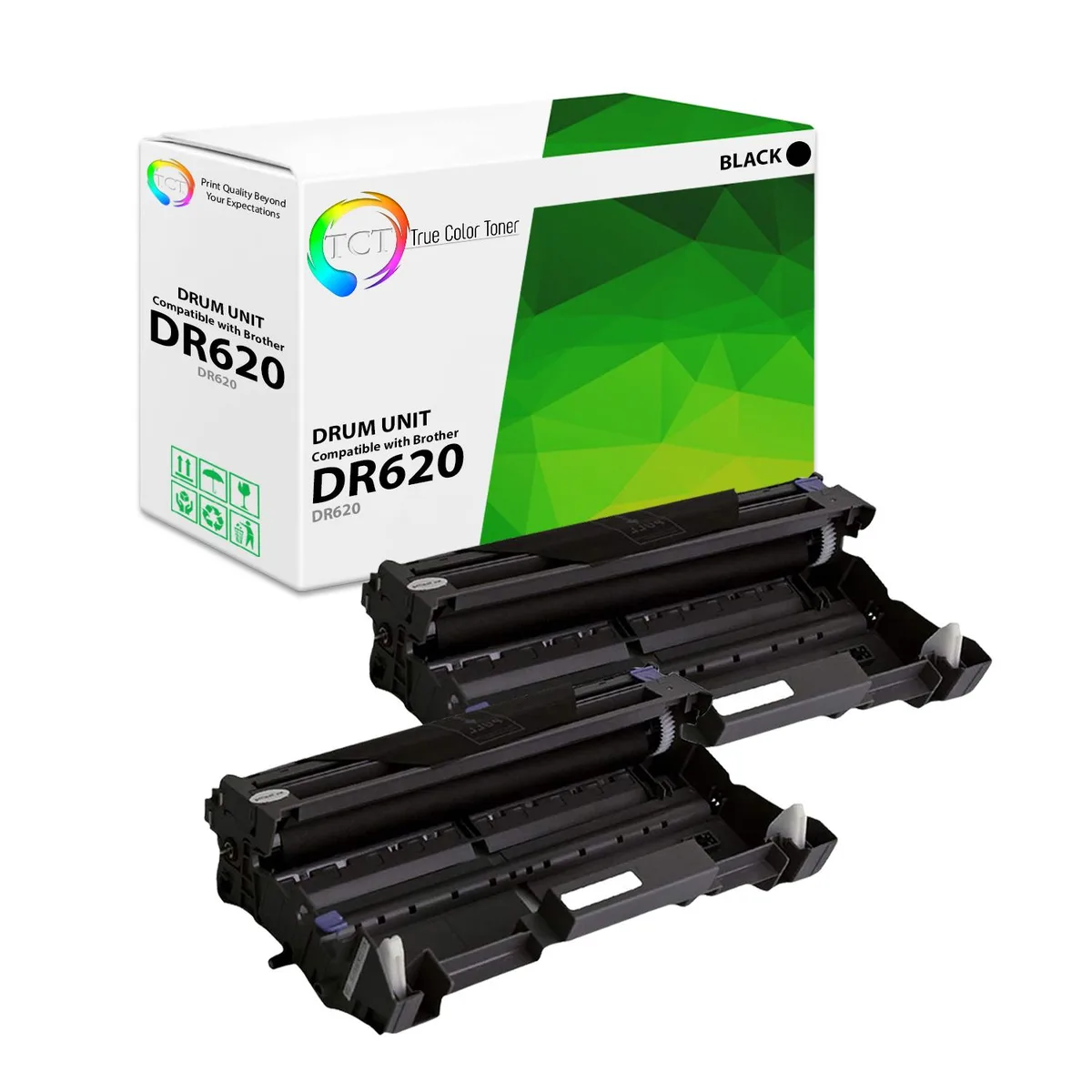 TCT TCT DR-620 Drum Unit 2 Pack Black 25000 Pages — product photo
