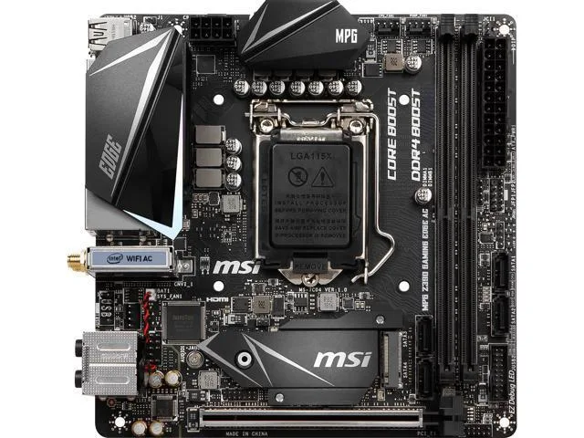 MSI MSI MPG Z390I GAMING EDGE AC Intel motherboard — product photo