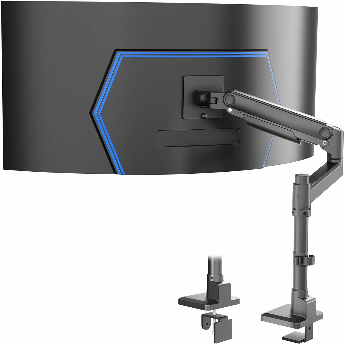 VIVO VIVO Pneumatic Monitor Arm 17–49″ 44 lbs Black — product photo