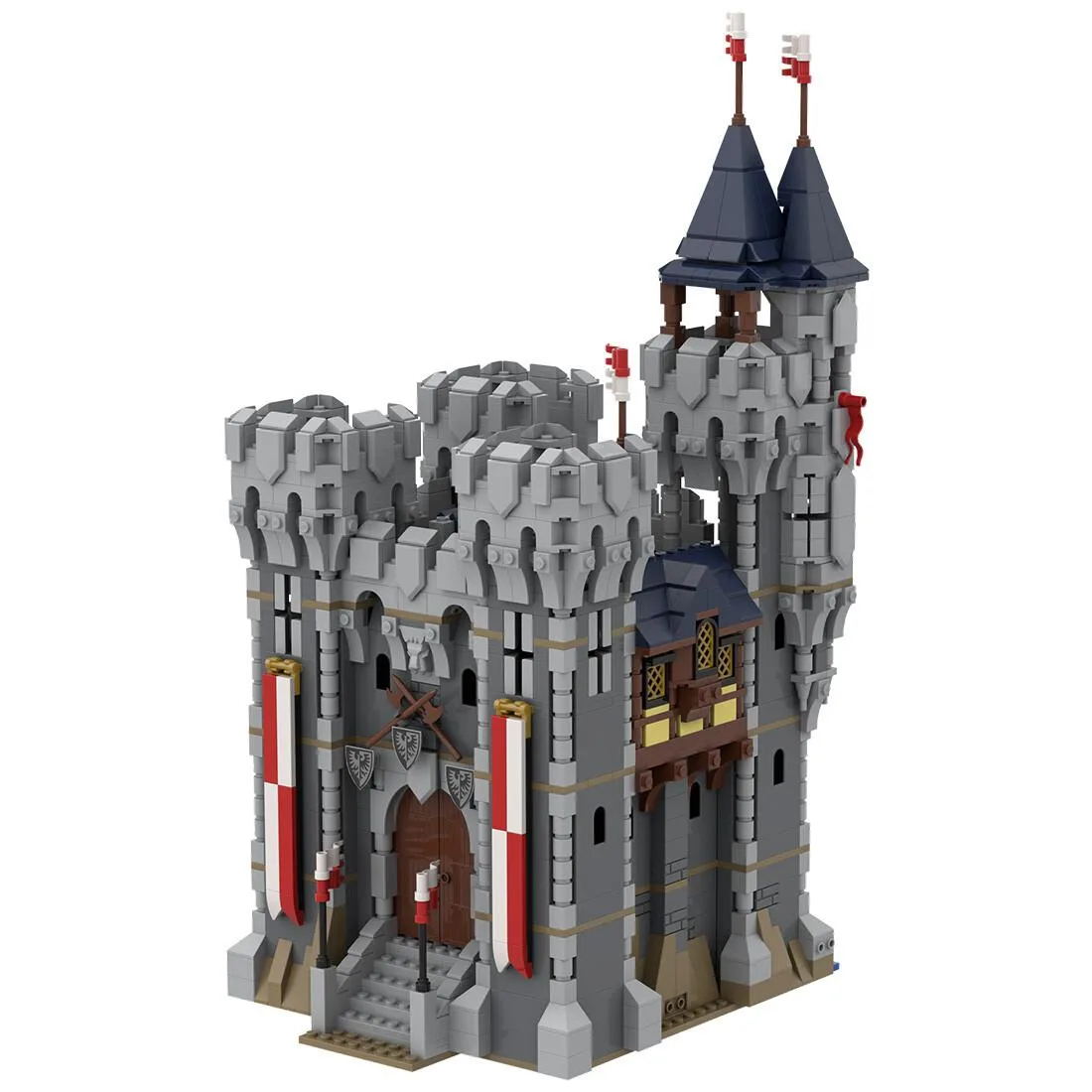 ZITIANYOUBUILD ZITIANYOUBUILD MOC-132314 Falcons Impenetrable Keep 2155 PCS Educational Building Set — product photo