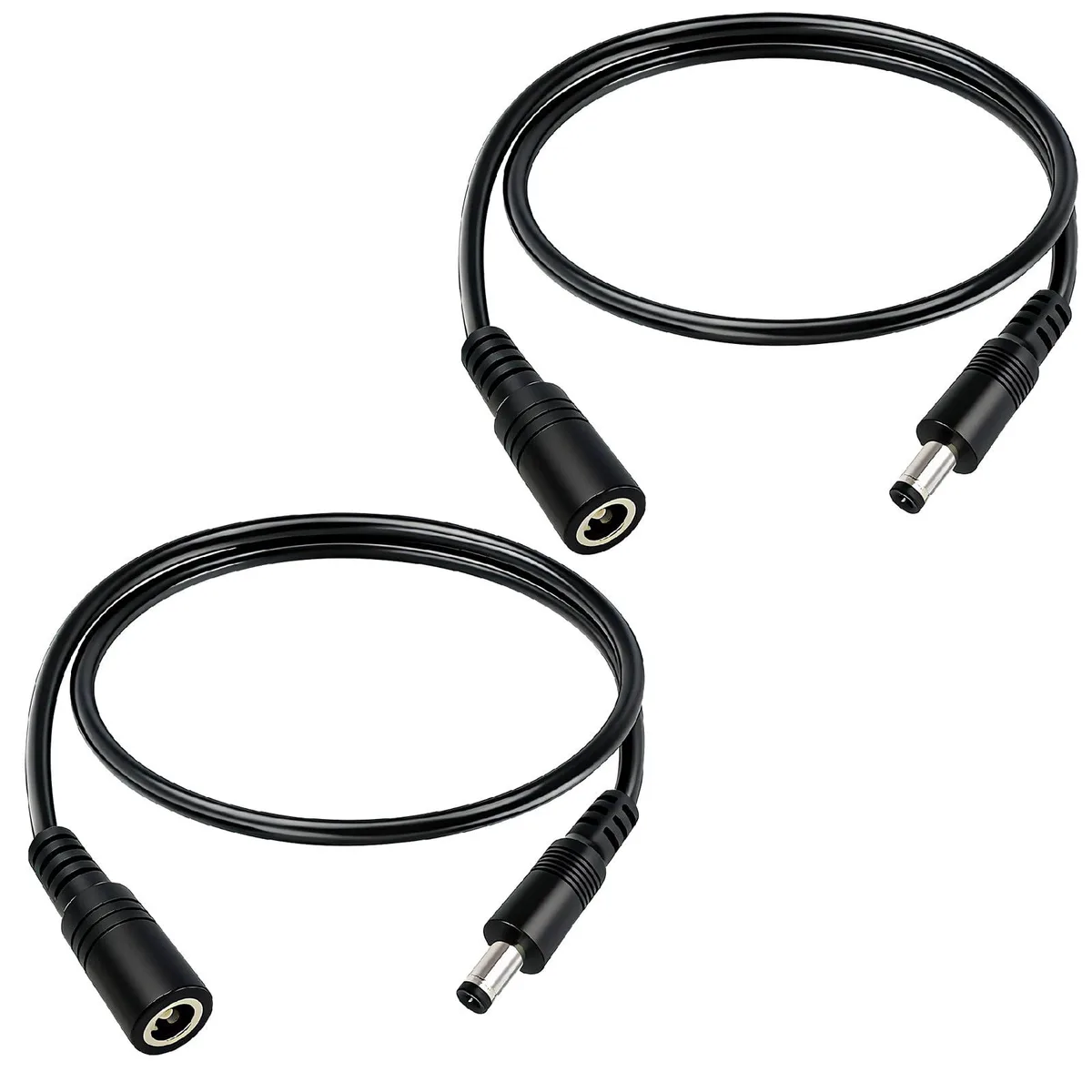  IMIYORE 1.64ft 18AWG 5.5mmx2.5mm DC Power Extension Cord 2PCS — product photo