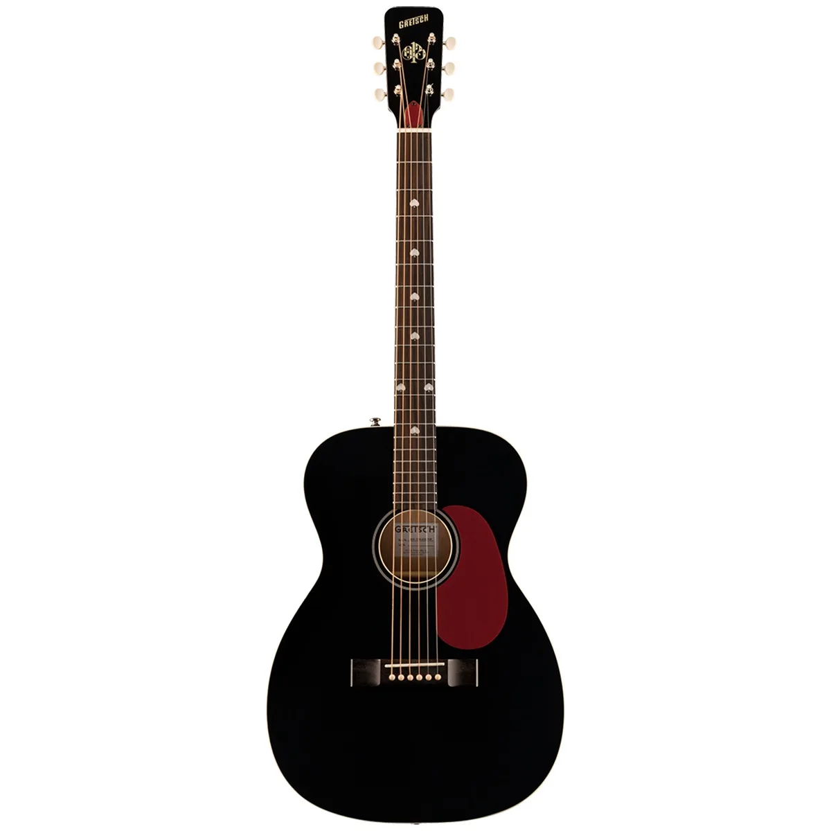 Gretsch Gretsch Nick 13 Outlaw Heart Grand Concert Acoustic-Electric Guitar, Black — product photo