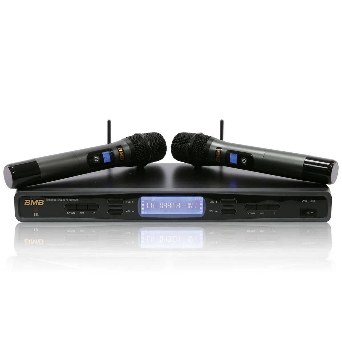 BMB BMB WB-5000S(B) UHF Wireless Microphone System Black Handhelds — product photo
