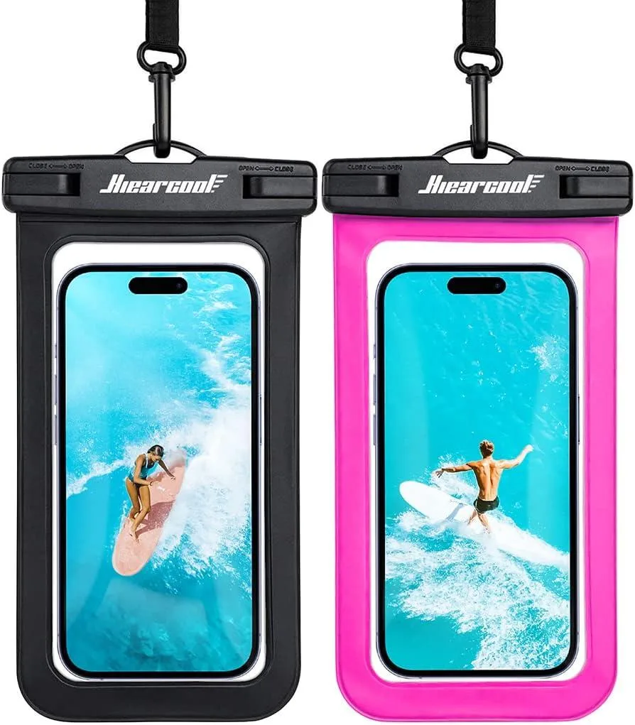 iworkmart iworkmart Waterproof Phone Pouch Black & Bright Red 2-Pack — product photo