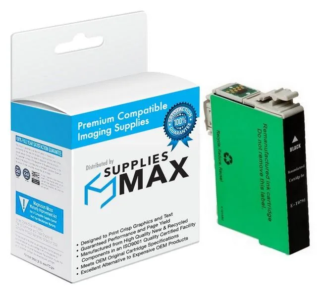 SuppliesMax SuppliesMax Remanufactured Black Inkjet Cartridge T079120 — product photo