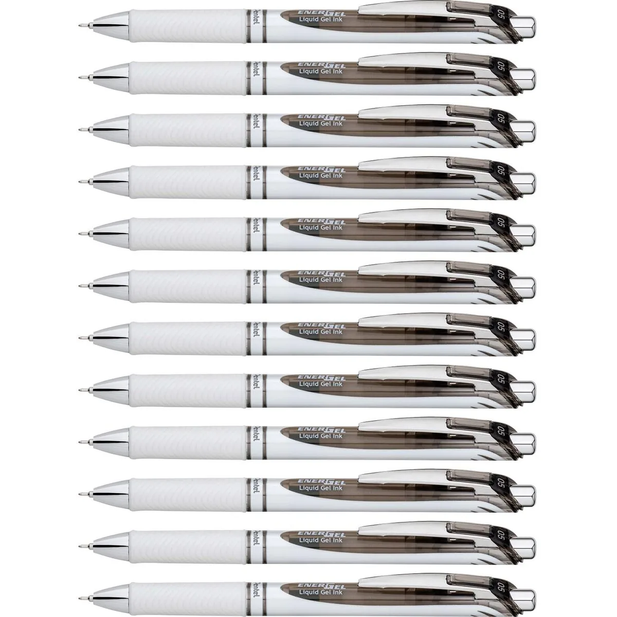 Pentel of America, Ltd. Pentel of America, Ltd. BLN75PWADZ EnerGel Deluxe RTX Needle Tip Liquid Gel Ink Pens Black 12 Pack — صورة المنتج