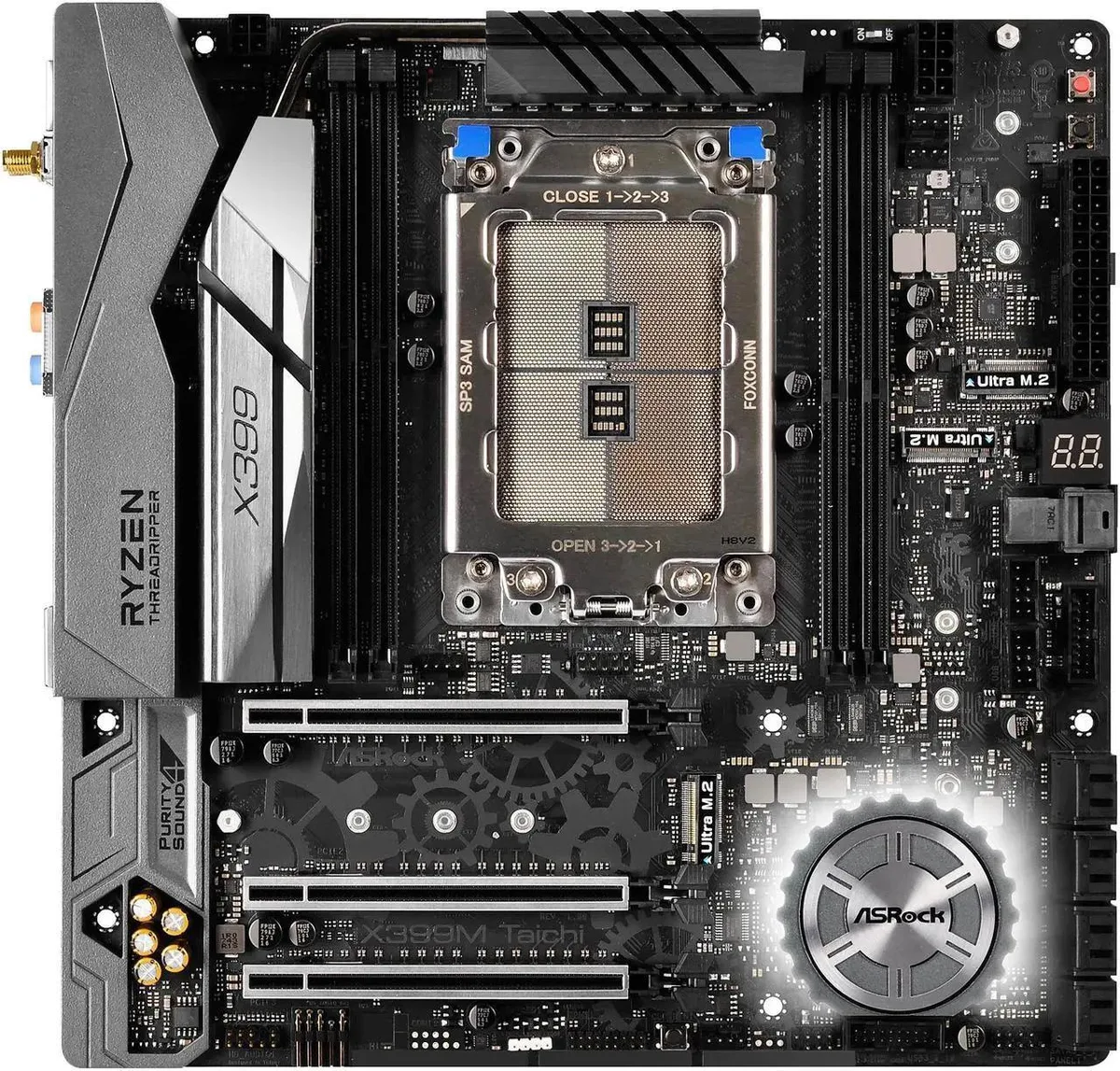 ASRock ASRock X399M TAICHI sTR4 AMD motherboard — product photo