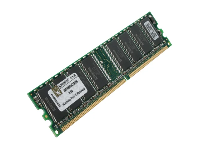 Kingston Technology Corp. Kingston Technology Corp. KVR400X64C3A/256 256MB DDR 400 desktop RAM — product photo