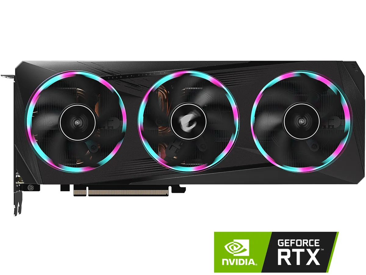 GIGABYTE GIGABYTE GV-N3060AORUS E-12GD graphics card — product photo