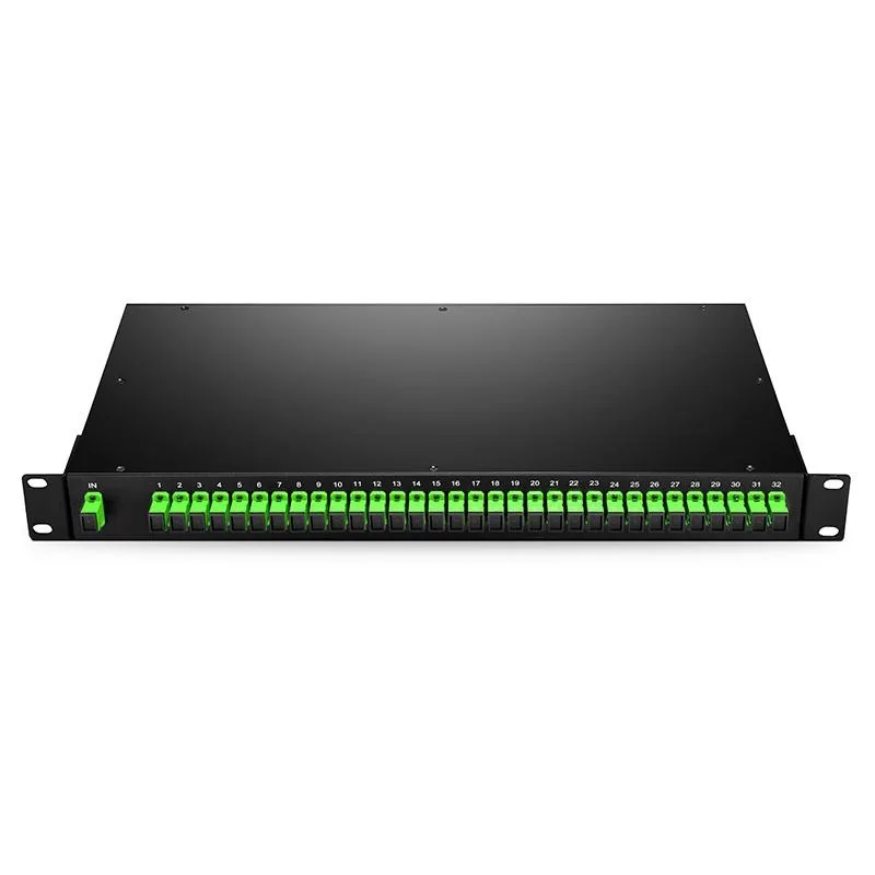 Other Electricities Other Electricities 1x32 PLC Fiber Splitter 1U 19" Rack Mount SC/APC Singlemode — product photo