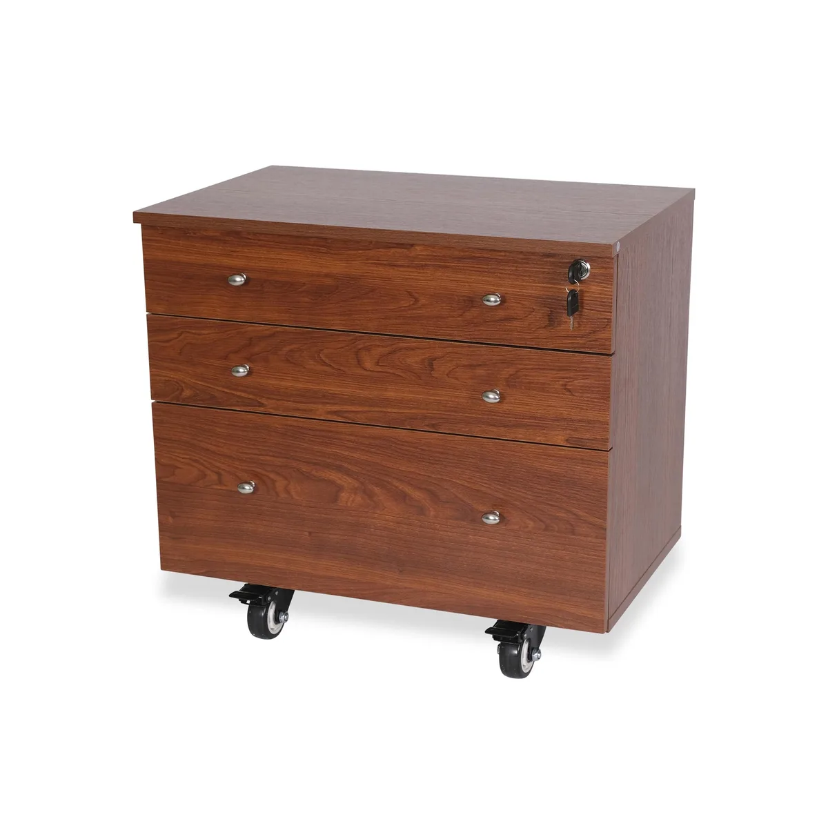 Arrow Group Arrow Group Joey Storage Cabinet 3-Drawer Teak Finish — product photo