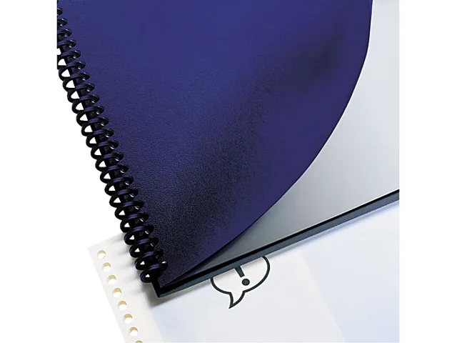 ACCO ACCO 2000711 Navy Leather-Look Binding Covers 100pk — termékfotó