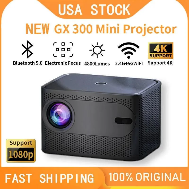 NShi NShi 1080p 4800 lumen home theater projector — product photo