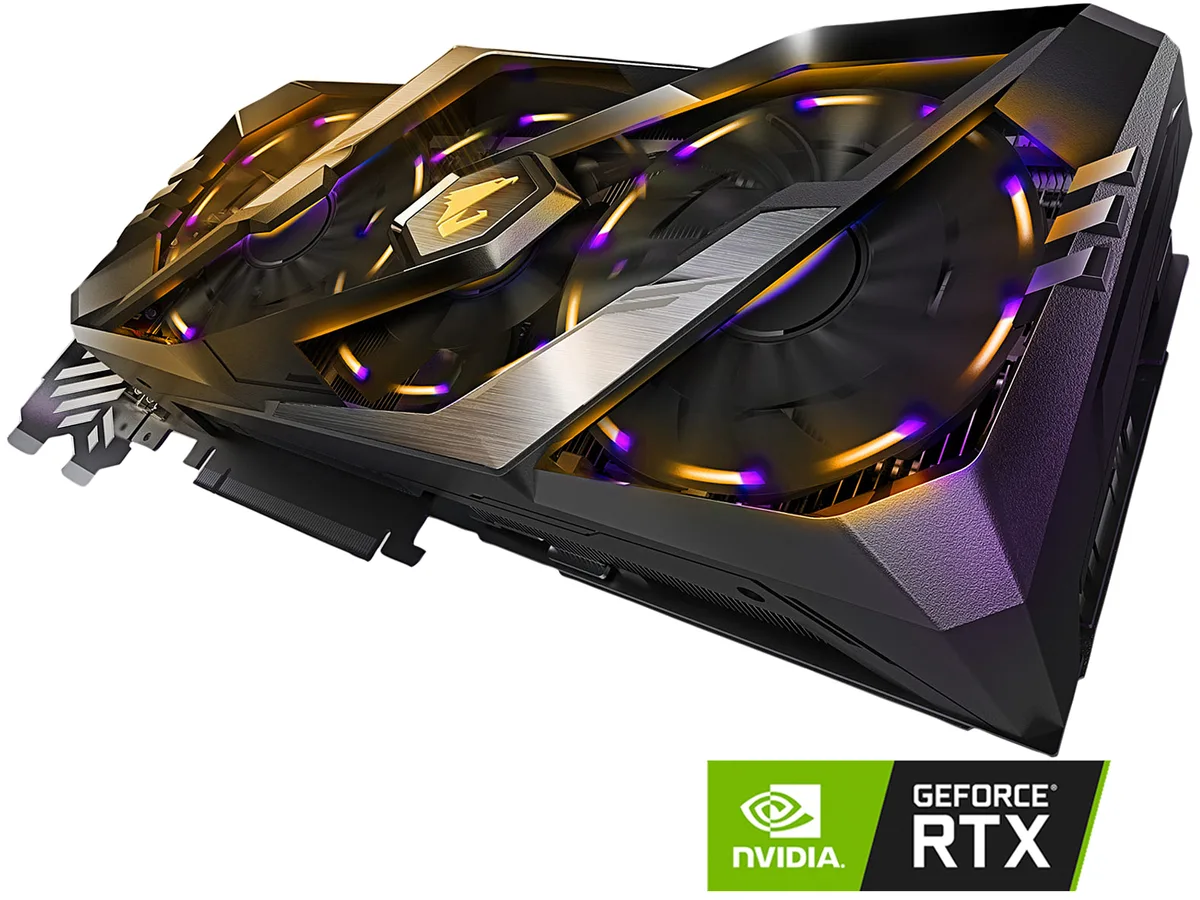 GIGABYTE GIGABYTE AORUS GeForce RTX 2080 8GB GV-N2080AORUS-8GC graphics card — product photo