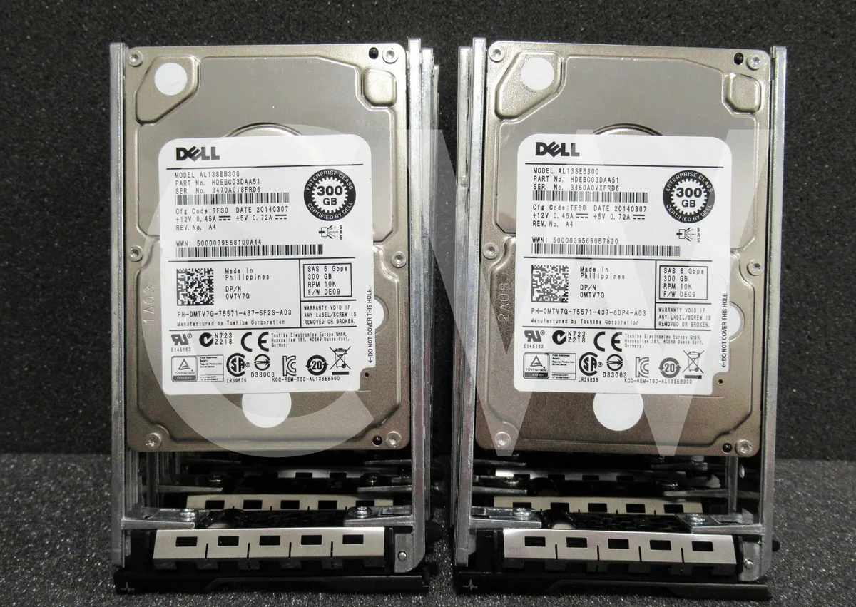 DELL DELL AL13SEB300 300GB 10000RPM 2.5" SAS internal hard drive — product photo