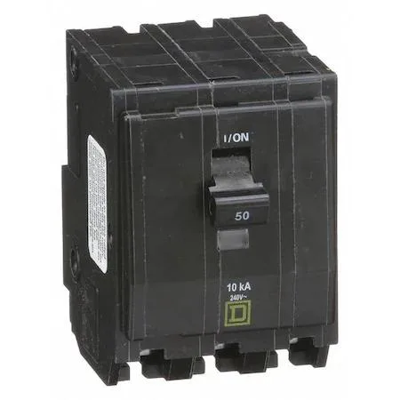 SQUARE D SQUARE D QO350 50A 3 Pole 120/240V AC circuit breaker — product photo
