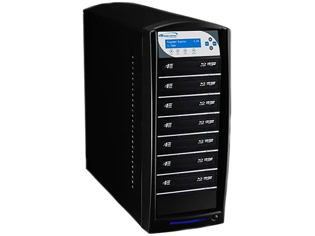 VinPower VinPower SharkNet-7T-BD-BK duplicator 1-7 target 500GB HDD 128M buffer — product photo