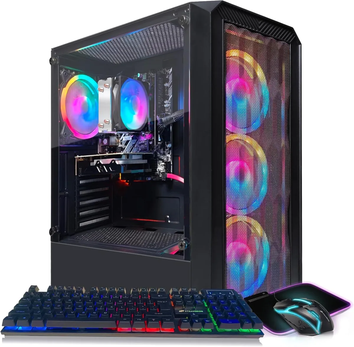 STGAubron STGAubron Gaming PC Ryzen 3 3200G RX 590 8GB 16GB DDR4 512GB SSD — product photo