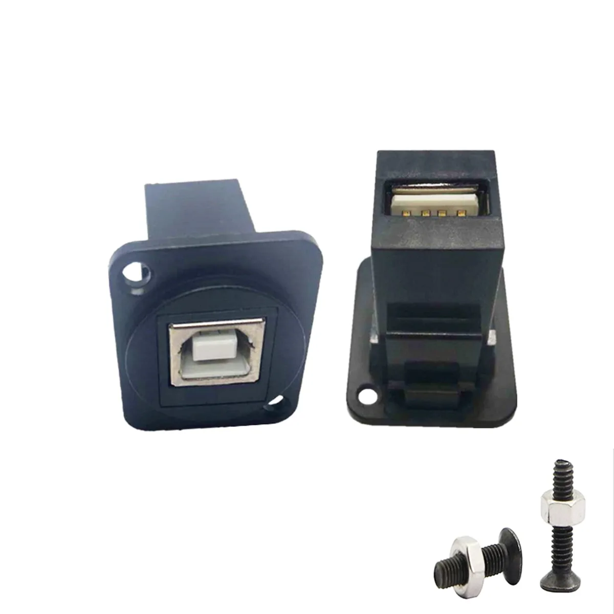 BUCIER BUCIER USB 2.0 D Panel Mount B to A Adapter Solderless — product photo