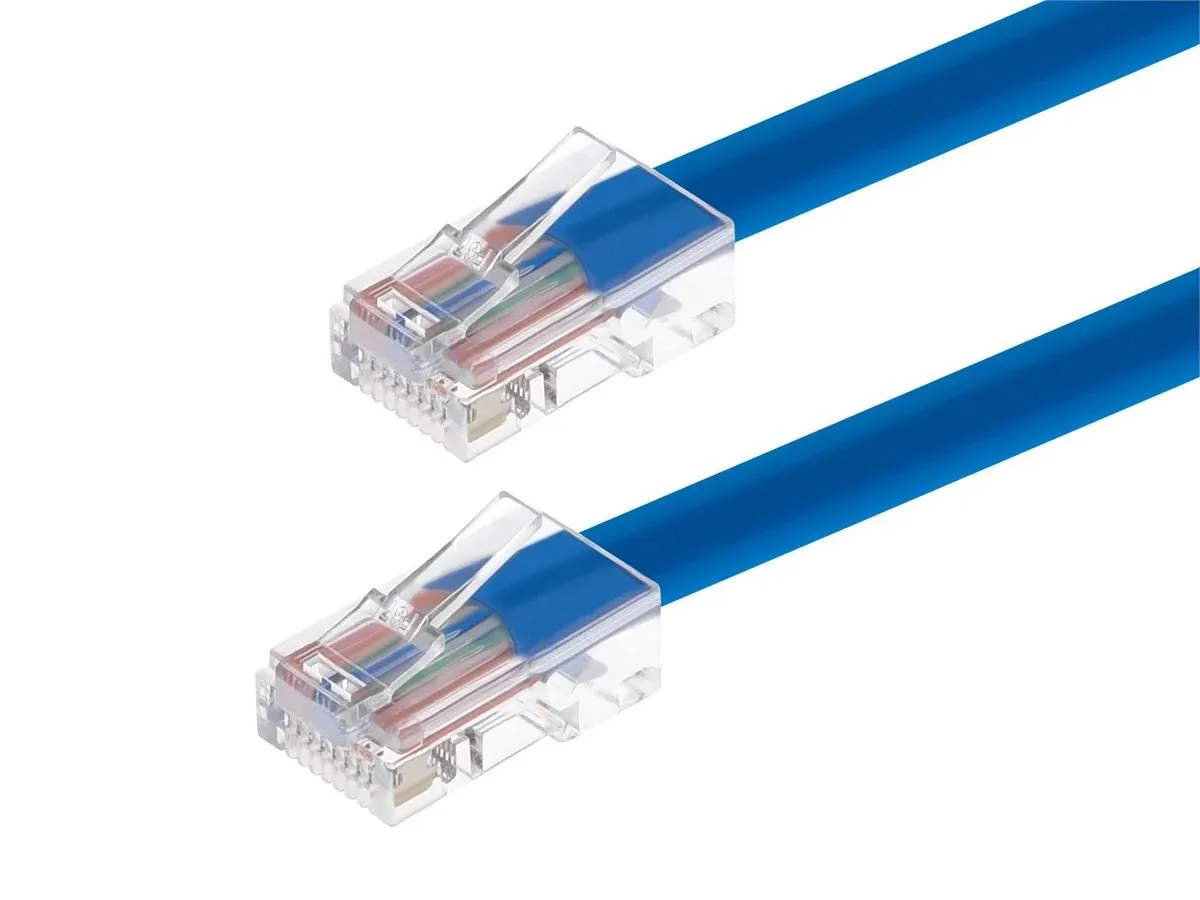 Monoprice Inc. Monoprice 113140 Cat5e Ethernet Cable 15 ft Blue 24AWG 350MHz Zeroboot — product photo