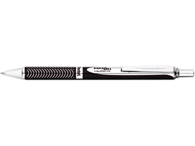 Pentel of America, Ltd. Pentel of America, Ltd. BL407AA EnerGel Alloy RT Retractable Gel Pen, Black/Red, 0.7 mm — product photo