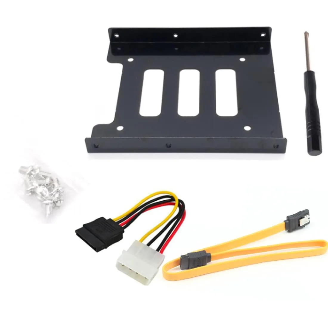 Vszerda Vszerda N29755-ABCD 2.5 to 3.5 Inch HDD Bracket with SATA Cable Yellow — product photo
