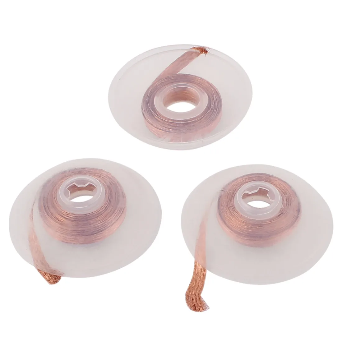 Unique-Bargains Unique-Bargains CP-3515 3.5mm Copper Braided Desoldering Wick 1.5M 3Pcs — product photo
