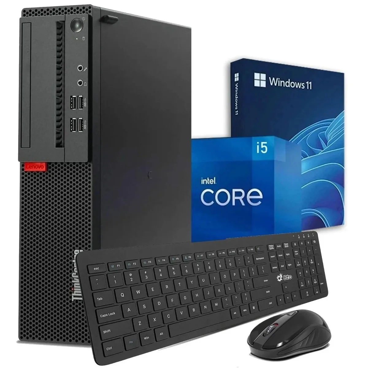 Lenovo Lenovo ThinkCentre M710 SFF desktop PC i3-6100 3.70GHz 8GB DDR4 256GB SSD 500GB HDD — product photo