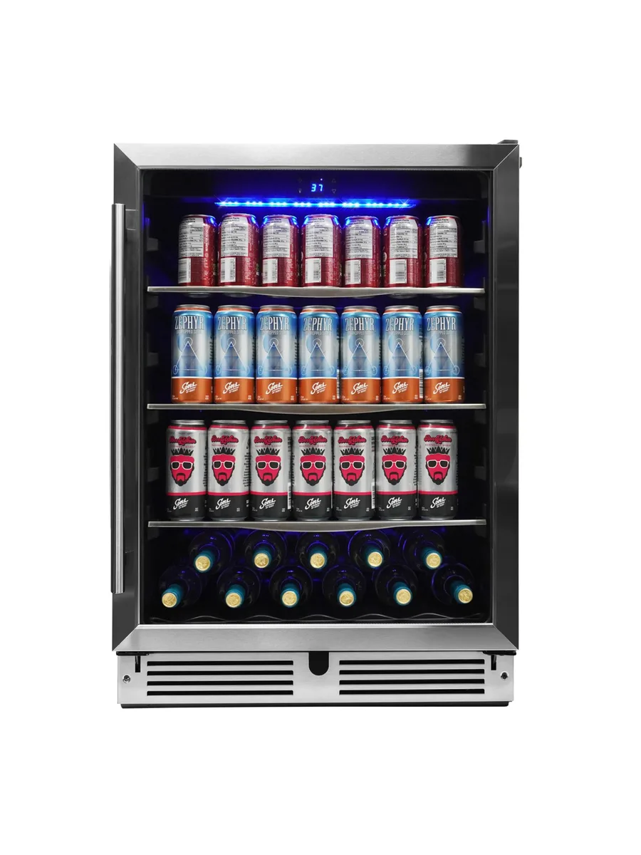 Danby Danby DBC057D1BSS 24 inch Under Counter Beverage Center 5.7 cu ft Stainless Steel — product photo