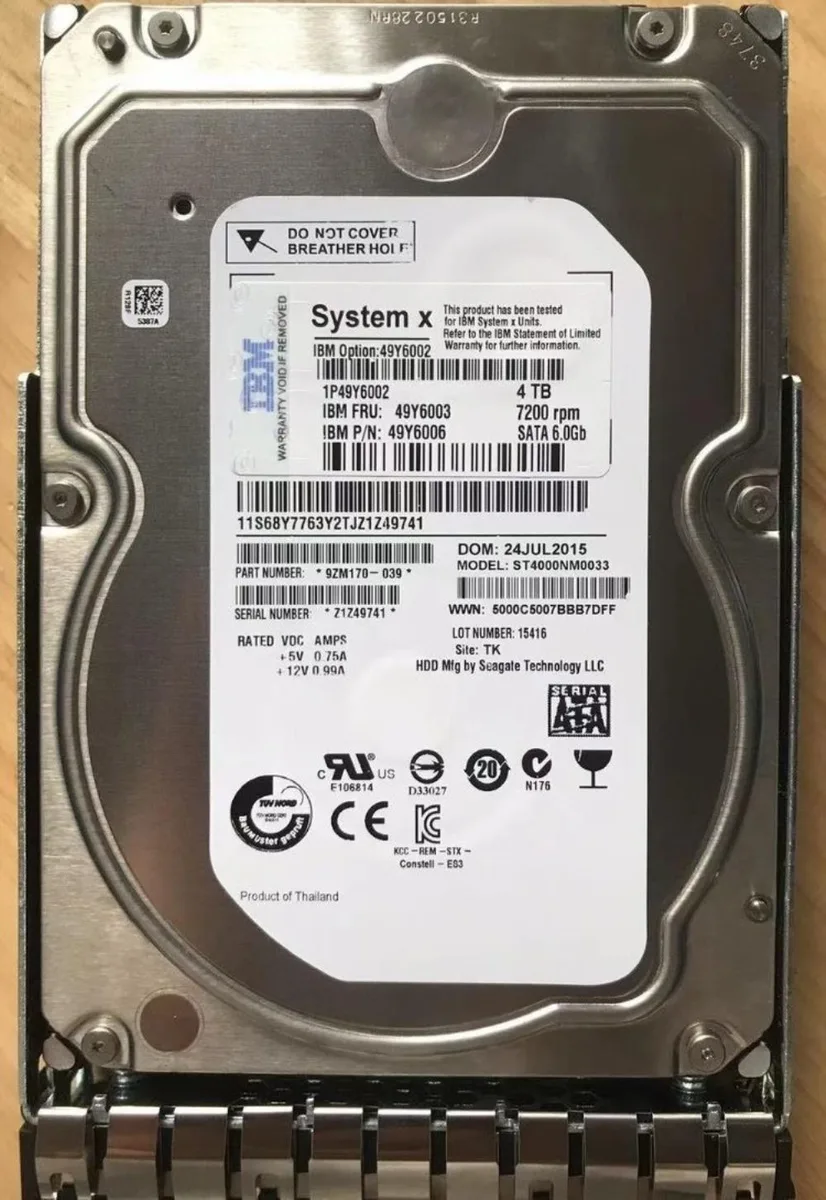Graviton Graviton 4TB SATA Replacement Shell 90% 3650 49Y6002 49Y6003 49Y6006 — product photo
