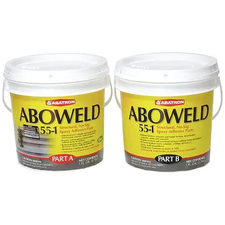 ABATRON ABATRON 5512GKR Epoxy Adhesive Gray 16 lb Pail — product photo